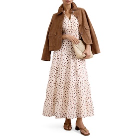 Nita Polka Dot Flared Dress