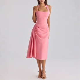 Tallulah Halter Flared Dress
