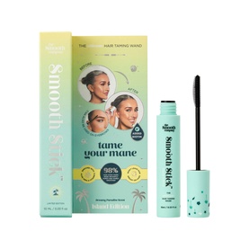 The Smooth Company Smooth Stick&trade; Island Edition hair taming wand with mint green packaging, shown with product box.