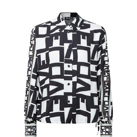 Typography Graphic Blouse