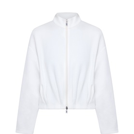 Stand Collar Relaxed Fit Bomber Jacket