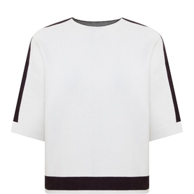 Contrast Stripe Sweatshirt