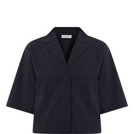 Woven Cropped Blouse