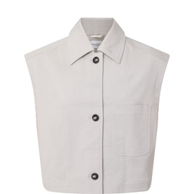 Woven Patch Pocket Waistcoat