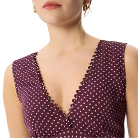 Mini Spot Flared Dress