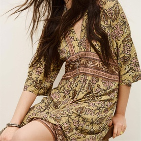 Pipa Printed Flared Dress