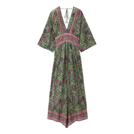 Pipa Printed Flared Dress