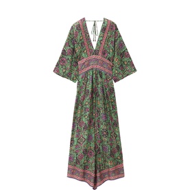 Pipa Printed Flared Dress