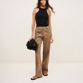 Cista Mid-Rise Straight Leg Trousers