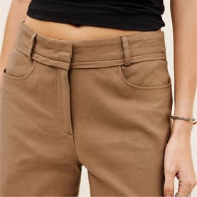 Cista Mid-Rise Straight Leg Trousers
