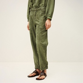 Giany Carrot Leg Tapered Trousers
