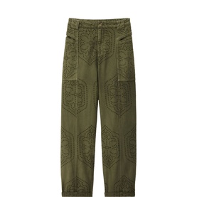 Giany Carrot Leg Tapered Trousers