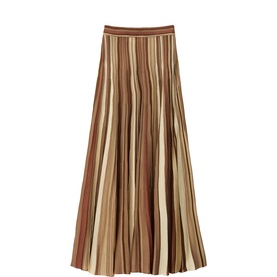 Rima Striped Flared Skirt