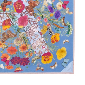 Botanical A Logo Silk Square Scarf