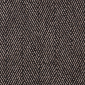 Eton Prince of Wales Check Scarf in beige, 100% wool with herringbone weave texture, close-up fabric detail shot.