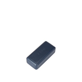 Eton Stone Inlay Cufflinks in gold, presented in a dark navy branded gift box with logo detail.