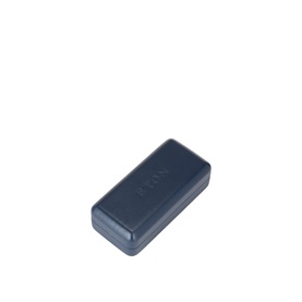 Eton Stone Inlay Cufflinks black rectangular storage box with navy blue finish and embossed logo detail.