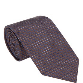 Geometric Silk Tie