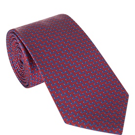 Geometric Silk Tie