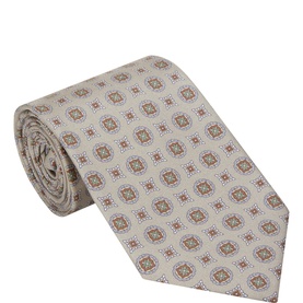 Medallion Silk Tie