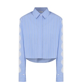 Renata Cropped Embellished Shirt
