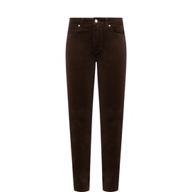 Corduroy Slim-Leg Trousers