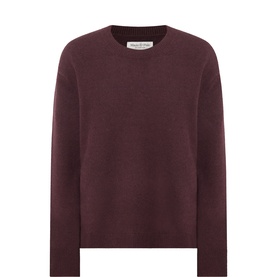 Waffle-Knit Relaxed-Fit Sweater
