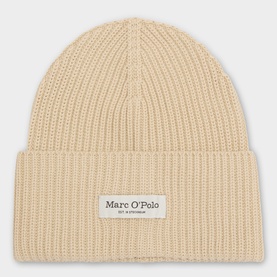 Logo Rib-Knit Beanie Hat