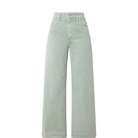 Anessa Braided Wide-Leg Jeans