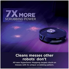 PowerDetect UV Reveal Vac Mop Robot Vacuum Black