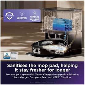 PowerDetect UV Reveal Vac Mop Robot Vacuum Black