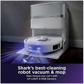 PowerDetect UV Reveal Vac Mop Robot Vacuum White