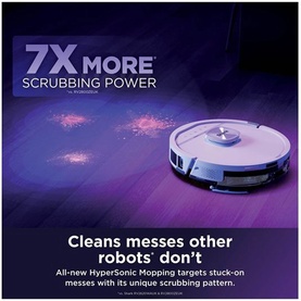 PowerDetect UV Reveal Vac Mop Robot Vacuum White