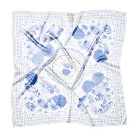 Toile De Joy Silk Square Scarf