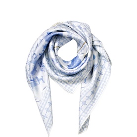 Toile De Joy Silk Square Scarf