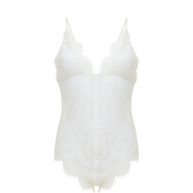 Lace Plunge Bodysuit