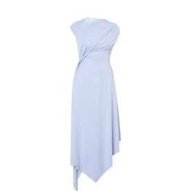 Draped Asymmetric Dress