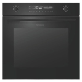 70L Multifunction Single Oven with Pyrolytic Cleaning Black Glass Inline Collection