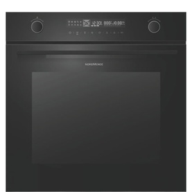 70L Multifunction Single Oven with Pyrolytic Cleaning Black Glass Inline Collection