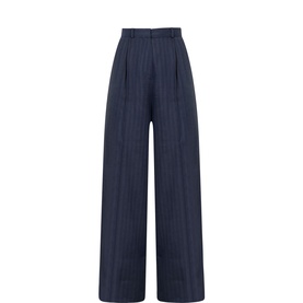 Paola Tonal Striped Trousers