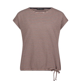 Textured Drawstring T-Shirt