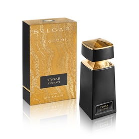 Bulgari Le Gemme Tygar Extrait de Parfum in black and gold bottle with matching decorative box