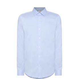 Checked Single-Cuff Formal Shirt