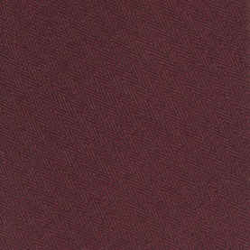 Calvin Klein Burgundy silk tie, close-up of herringbone woven texture detail
