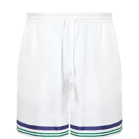 Hotel Emblem Silk Shorts
