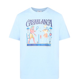 Egyptian Tennis Match Logo T-Shirt
