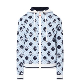 Monogram Logo Zip Sweatshirt