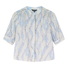 Ditsy Stem Textured Blouse