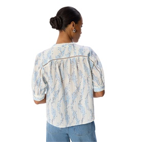 Ditsy Stem Textured Blouse