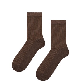Soft Stripe Short Crew Socks
